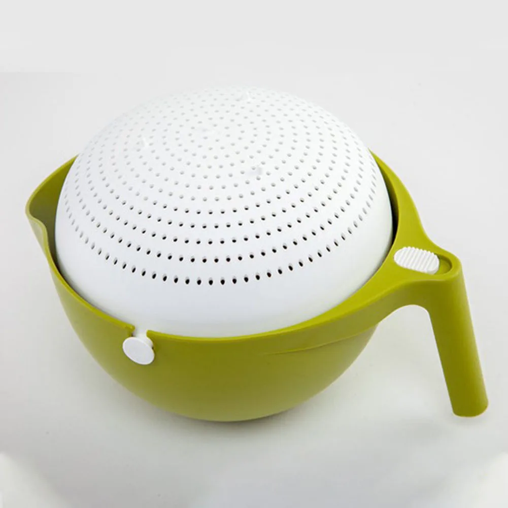 360 Degree Flip Home Multipurpose Kitchen Portable Colander Balanced Double Layer Washing Strainer Tool Detachable Drain Basket |