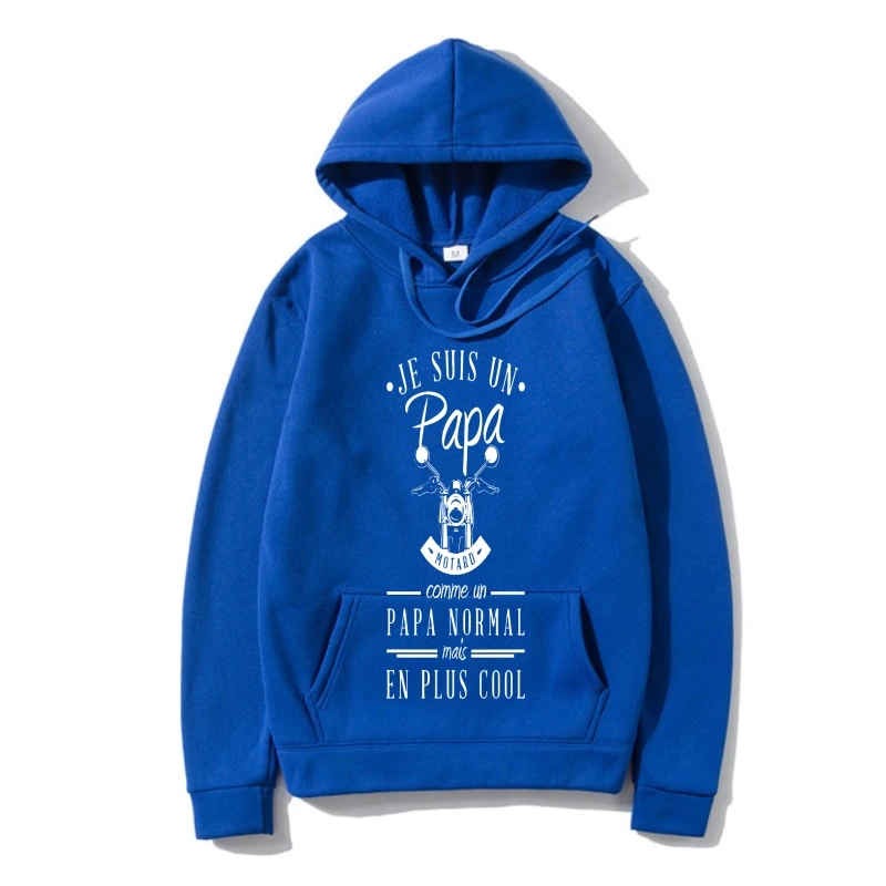 

Outerwear je suis un papa motard mais en plus cool-Hoody Humour Biker Hoody