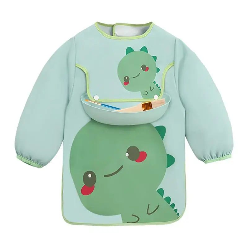 

Waterproof Children's Painting Gown Painting Apron With Sleeves For Children Craft Aprons With Long Sleeves For Painting Cooking