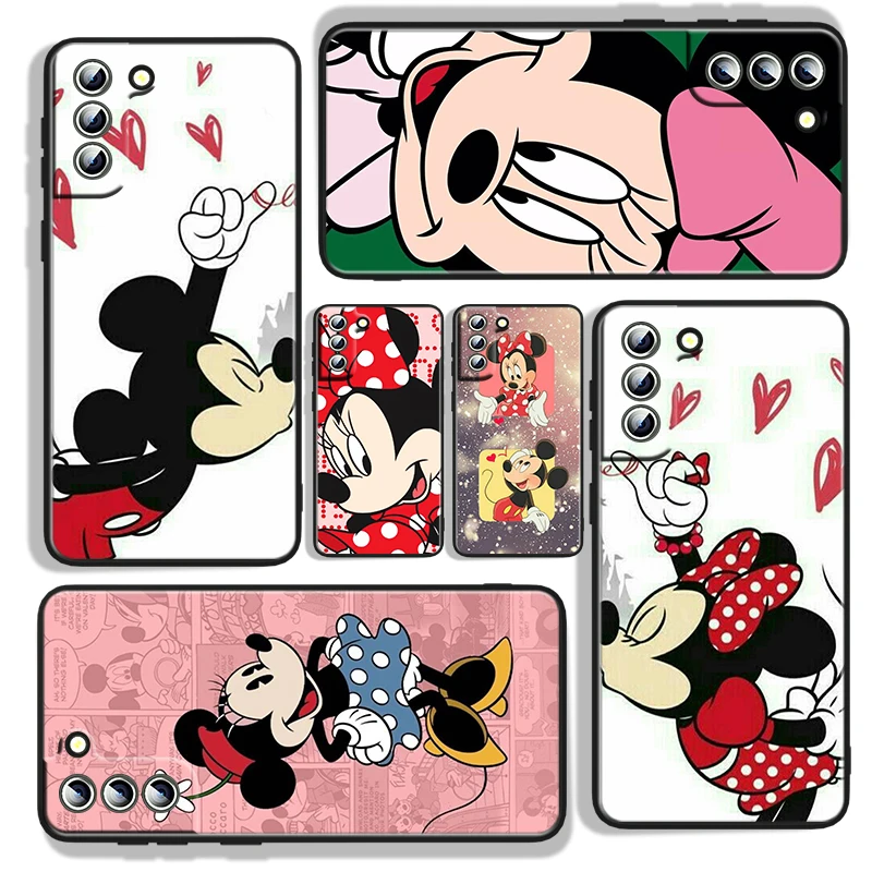 

Mickey Mouse Animation For Samsung Galaxy S22 S21 S20 FE Ultra S10e S10 S9 S8 S7 S6 Edge Plus Black Silicone Phone Case