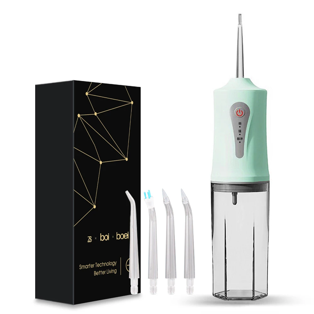 

Travel Dental Irrigator Tooth Cleaning Tool Water Flosser Waterpulse Teeth Whitening Kit Floss Stone Oral Usb Charge Whiten Home