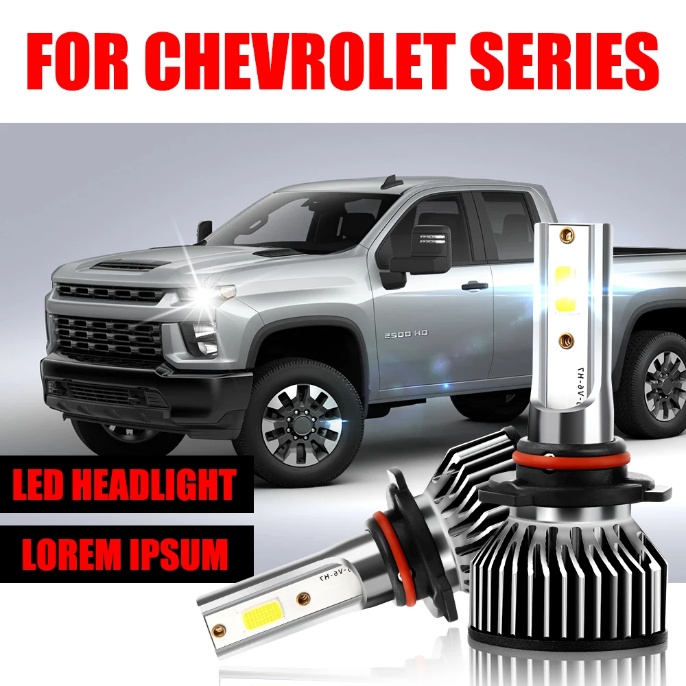 

Автомобильные светодиодные фары H4 H7 H11 H1 H8 H9 9005 9006 HB3 HB4 противотуманные фары для Chevrolet Колорадо Camaro Silverado Suburban 1500 Malibu