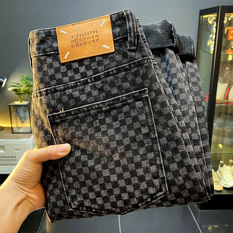 Унисекс черные джинсы