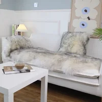 CX-D-112E Throw Rug Australian Sheepskin Hairy Carpet For Living Room Bedroom Area Rugs