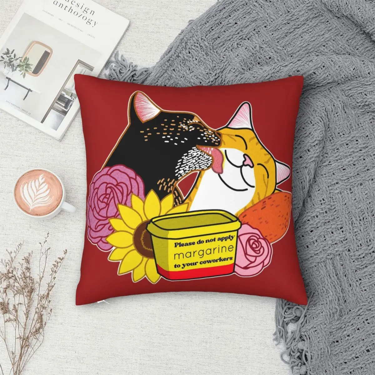 Оригинальный квадратный Чехол на подушку Jean And jports художника чехол из полиэстера