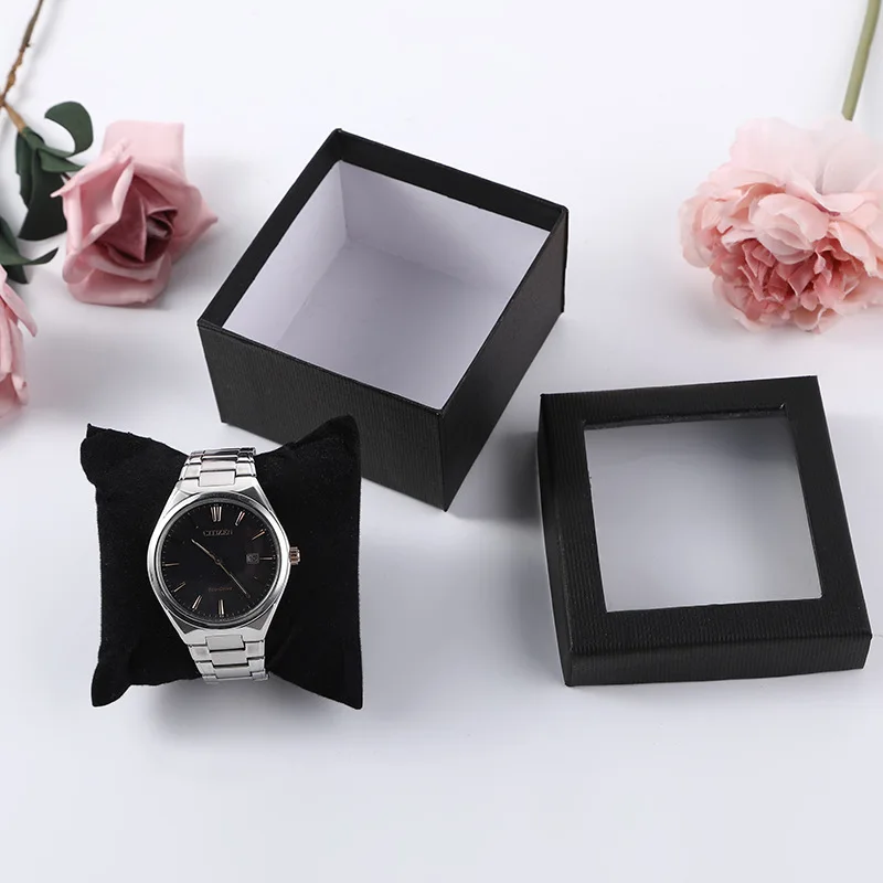 

1Pc Watch Box Heaven And Earth Cover Watch Storage Box Gifts Cardboard Case For Bracelet Bangle Wrist Jewelry Showcase Packaging