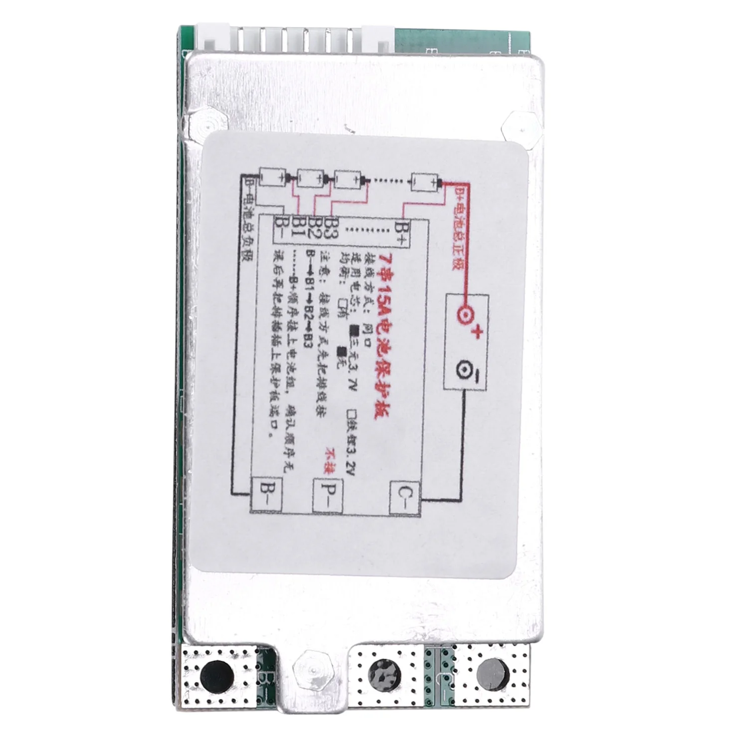 

7S 24V 15A Li-Ion Lithium Battery Protection Board BMS PCB Board for E-Bike Electric