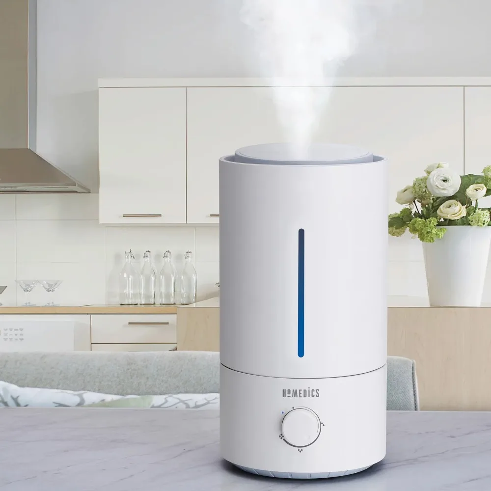 

Mute Cool Mist Ultrasonic,Easy Top Fill Humidifier with up to 30 Hour Run Time 0.96Gal, Auto Shutoff When Out Of Water