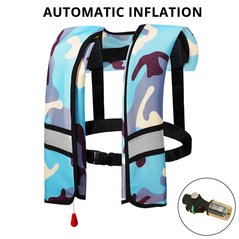 

Manual/Automatic Inflatable Life Jacket Professional Swiming Life Vest Water Sports Fishing Children Adult Life Vest for Fishing