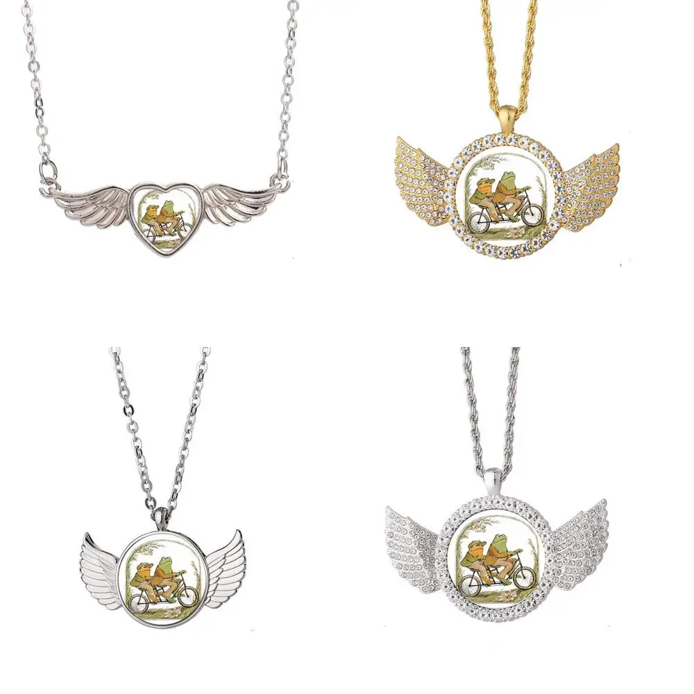

Frog And Toad Qvt Angel Wing Necklace Beautiful Pendant Fashion Jewelry