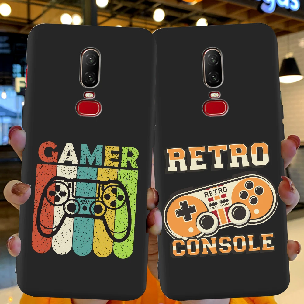 

Cartoon Game Remote Control Letters Coque for Oneplus 8 5 6 7 One Plus 5T 6T 7T 8 Pro Phone Case Soft Silicone TPU Cover Shell