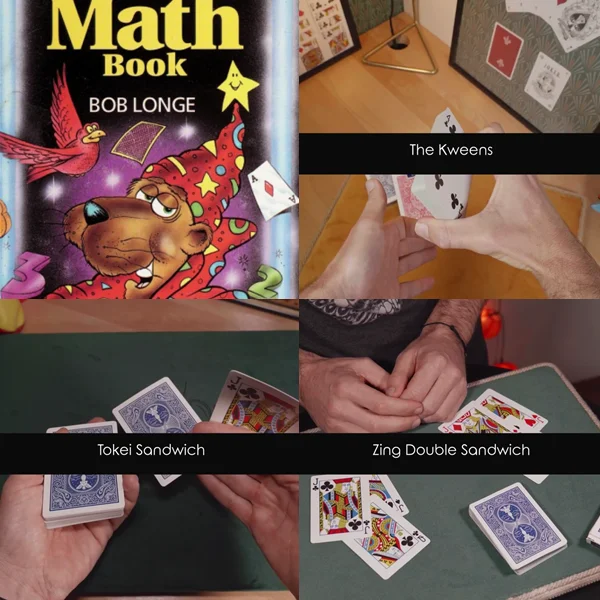 

The Magical Math Book by Bob Longer，The Kweens by Yoann F，Tokei Sandwich by Yoann F，Zing Double Sandwith by Yoann F Magic tricks