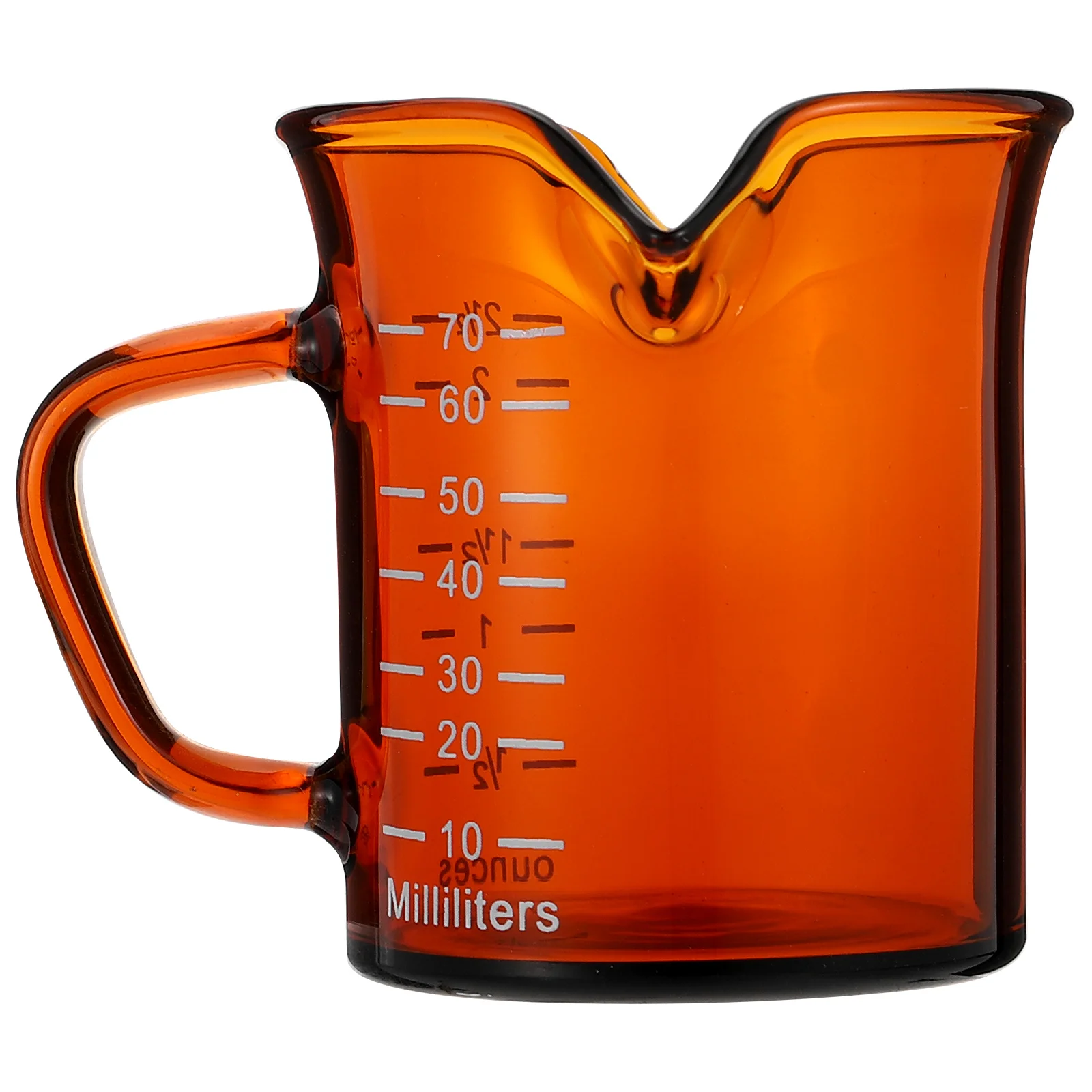 

Cup Measuring Pitcher Coffee Jug Espresso Creamer Gravy Scale Steaming Pourer Sauce Double Ounce Cups Handle Frothing Shot Water