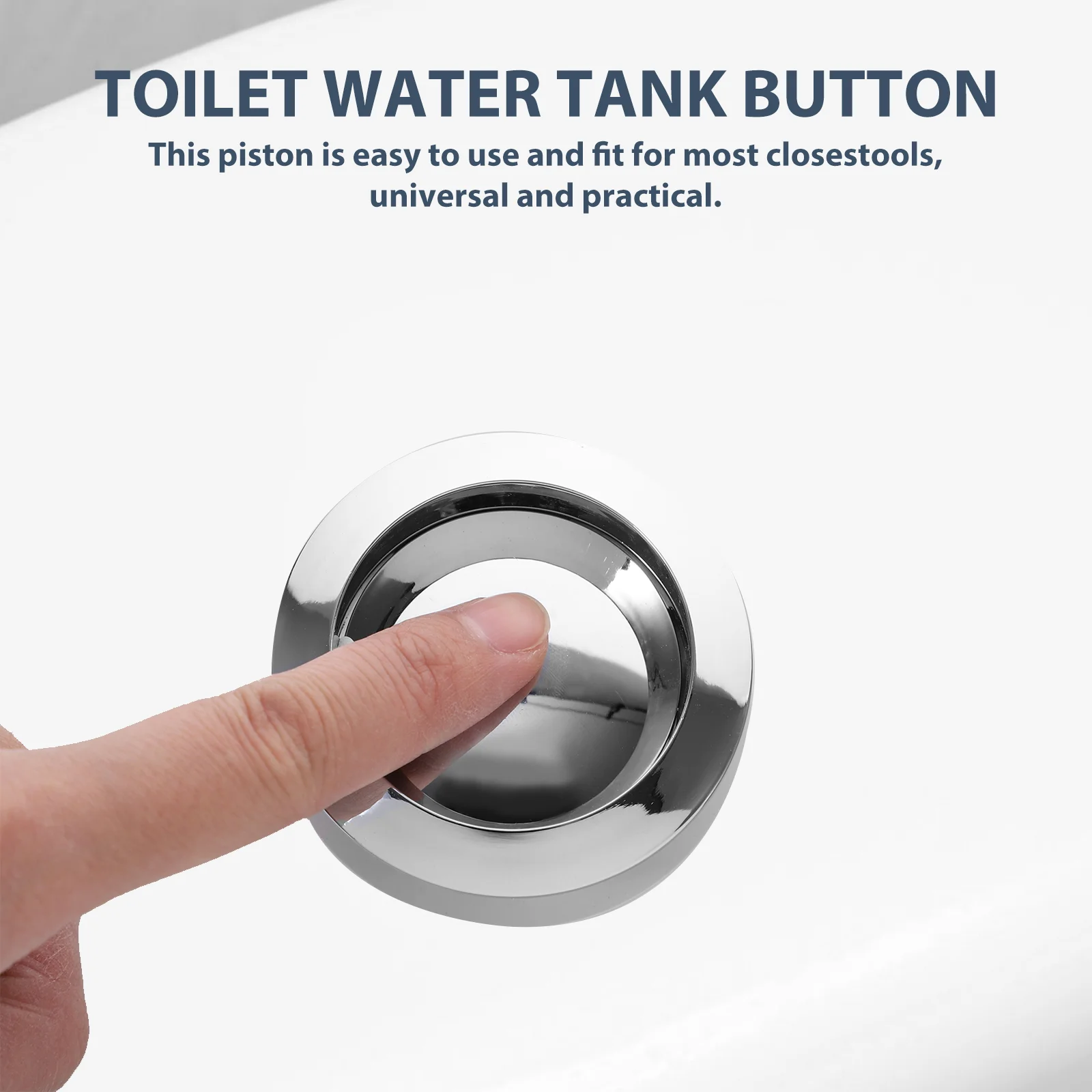 Резервуар для воды с одной кнопкой бачок унитаза принадлежности смыва