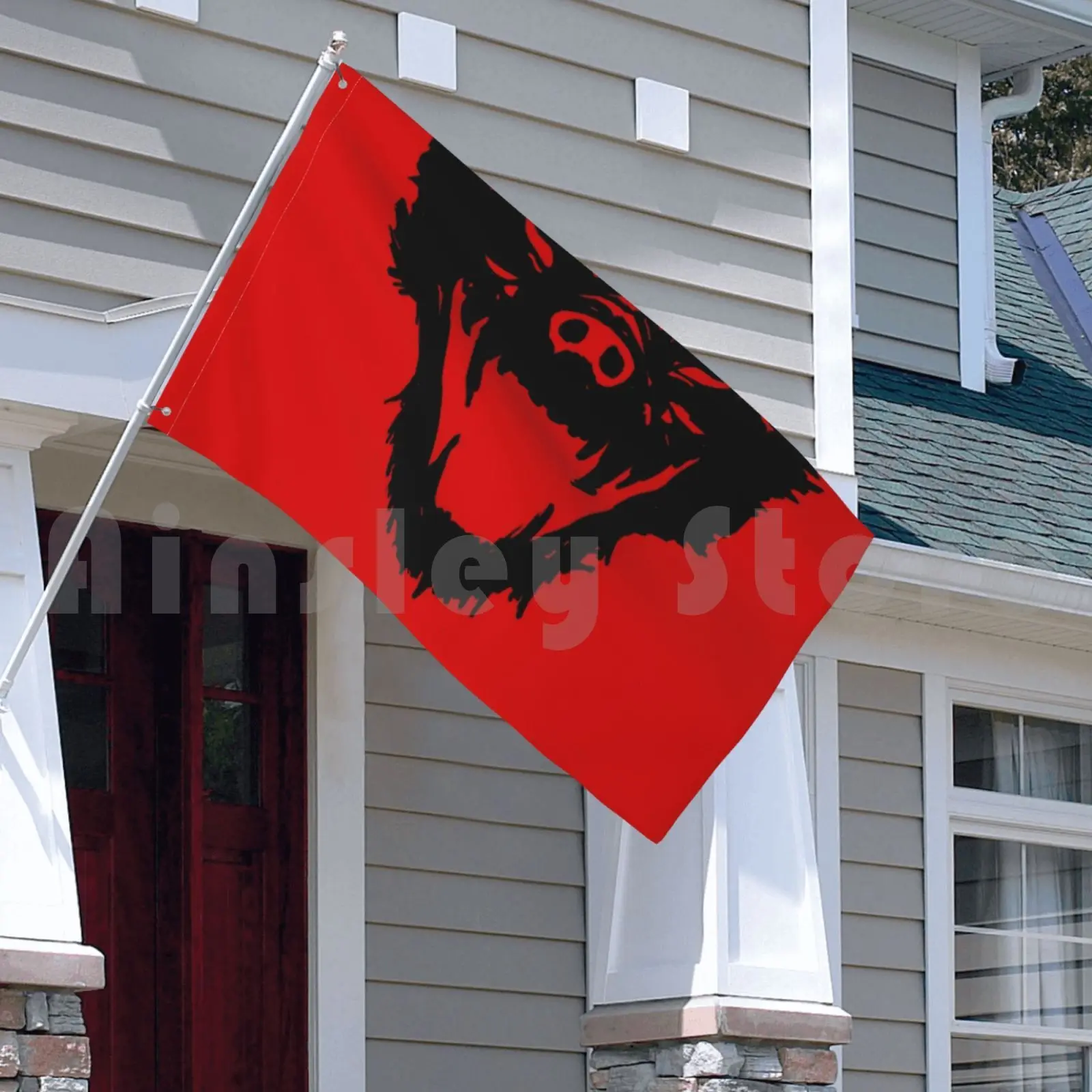 Гиенс (черный) флаг автомобиля печать на заказ 12 обезьян гиена гиены армия