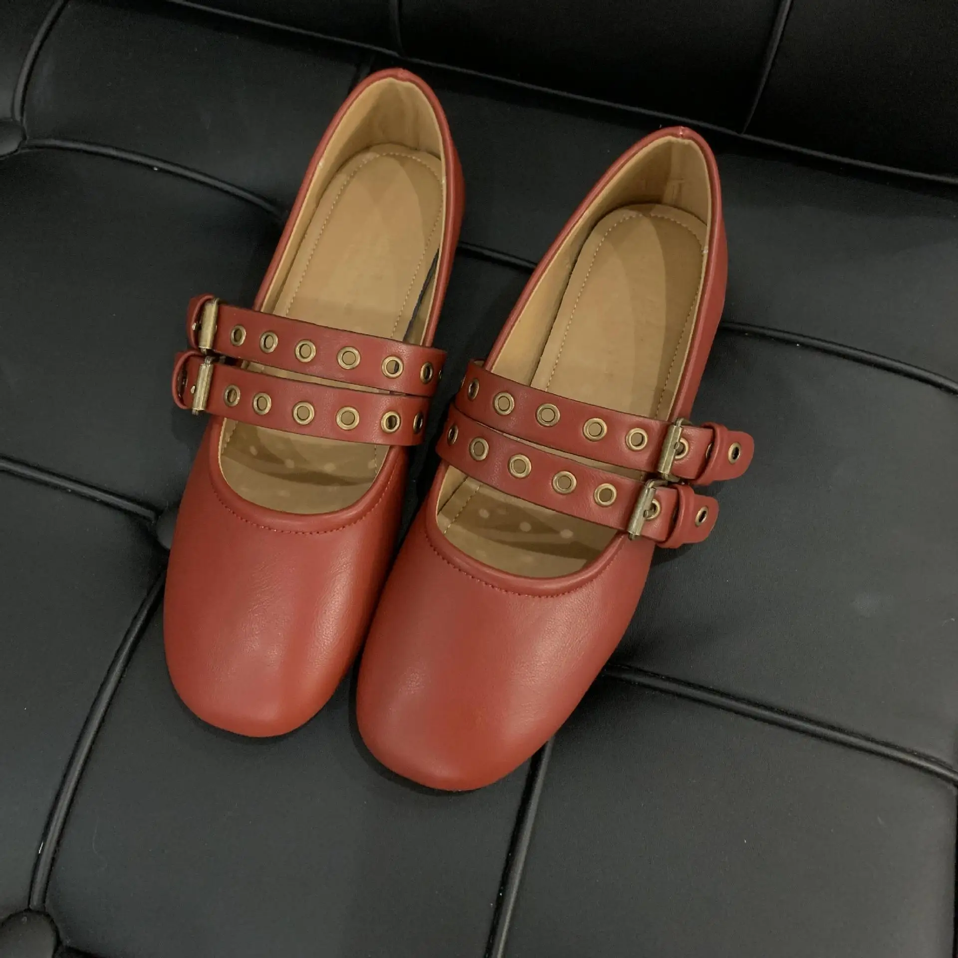 

Туфли женские на плоской подошве, Повседневные кроссовки с закрытым носком, Мокасины, балетки в стиле ретро, базовая обувь для отдыха, лето