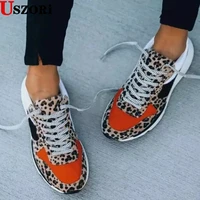 2022 summer hot lady shoes women sneakers leopard mesh breath women running female shoes outdoor flat platform zapatos mujer