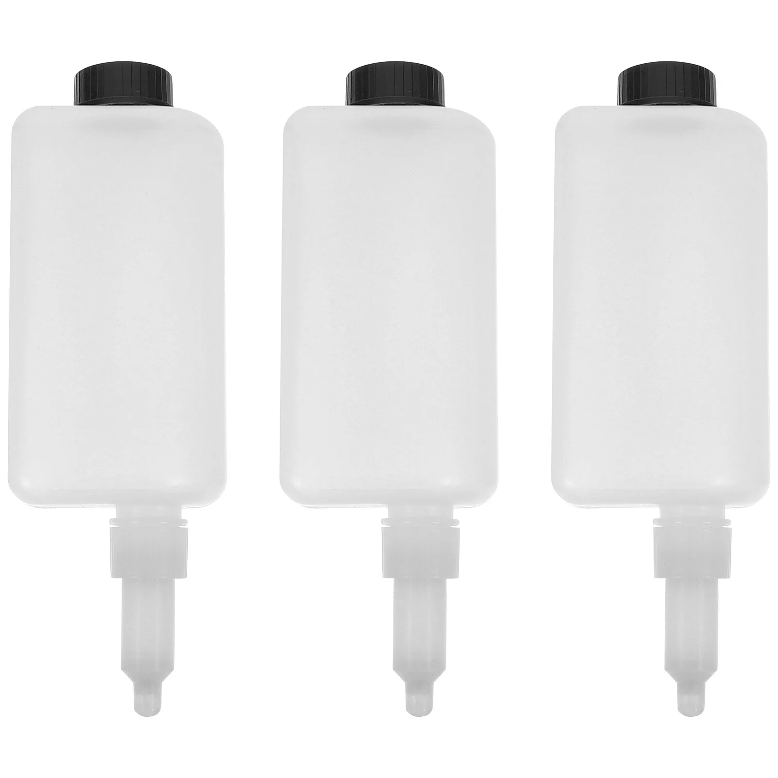

3 Set Plastic Serving Trays Soap Bottle Hotel Dispenser Accessories Rubber Heads Container Replacement Parts Tool Pp