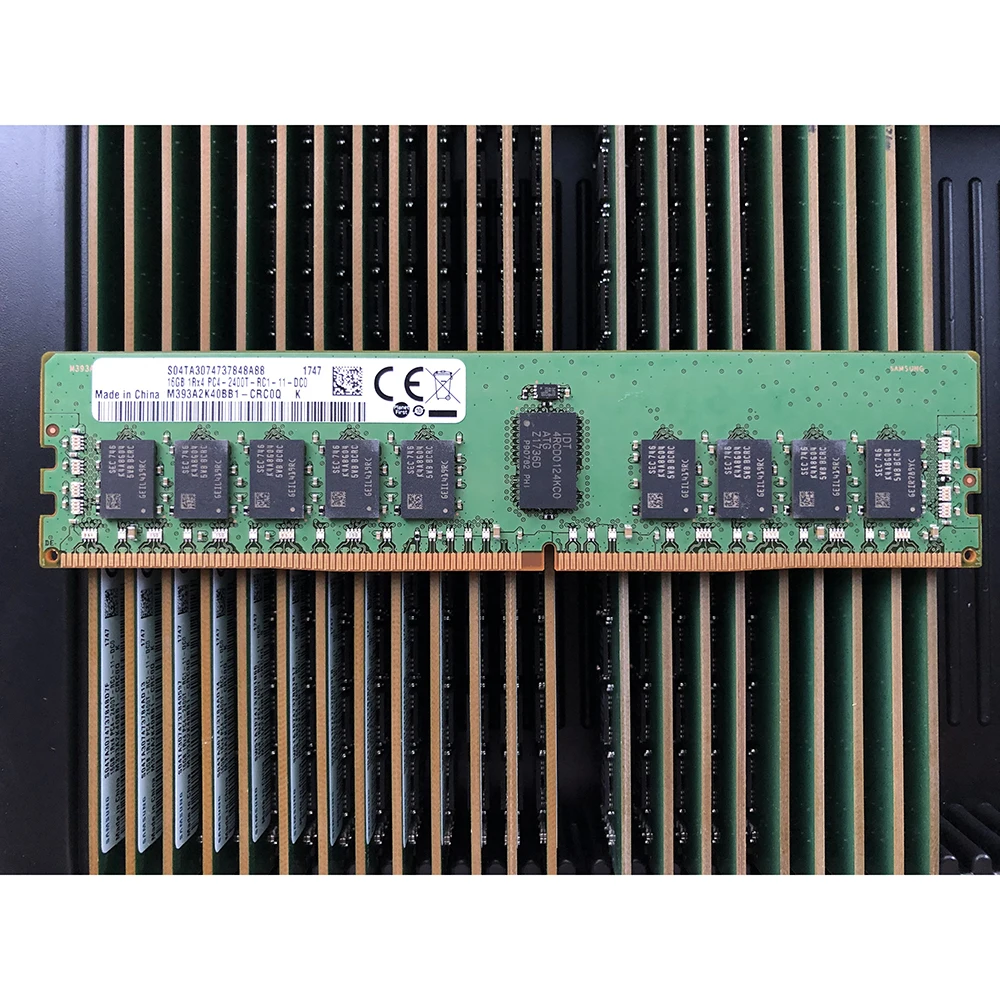 

M393A2K40BB1-CRC0Q RAM 16GB 16G 1RX4 DDR4 2400 PC4-2400T ECC REG For Samsung Server Memory Fast Ship High Quality