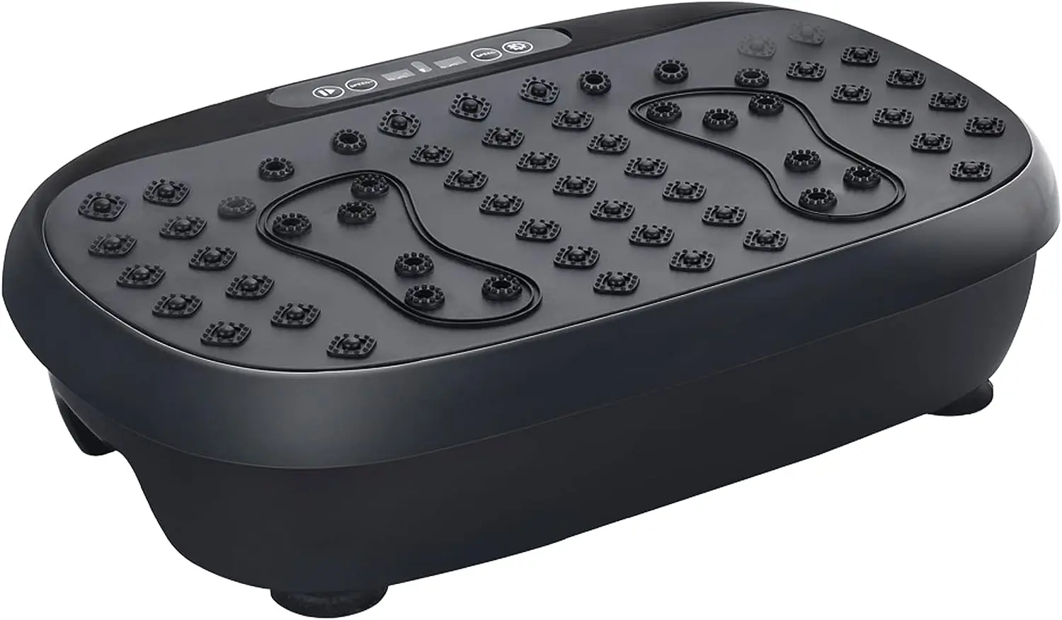 

Vibration Plate Exercise Machine - Full Body Vibration Fitness Platform Equipment for Home & Travel Workout, Weight Loss, To