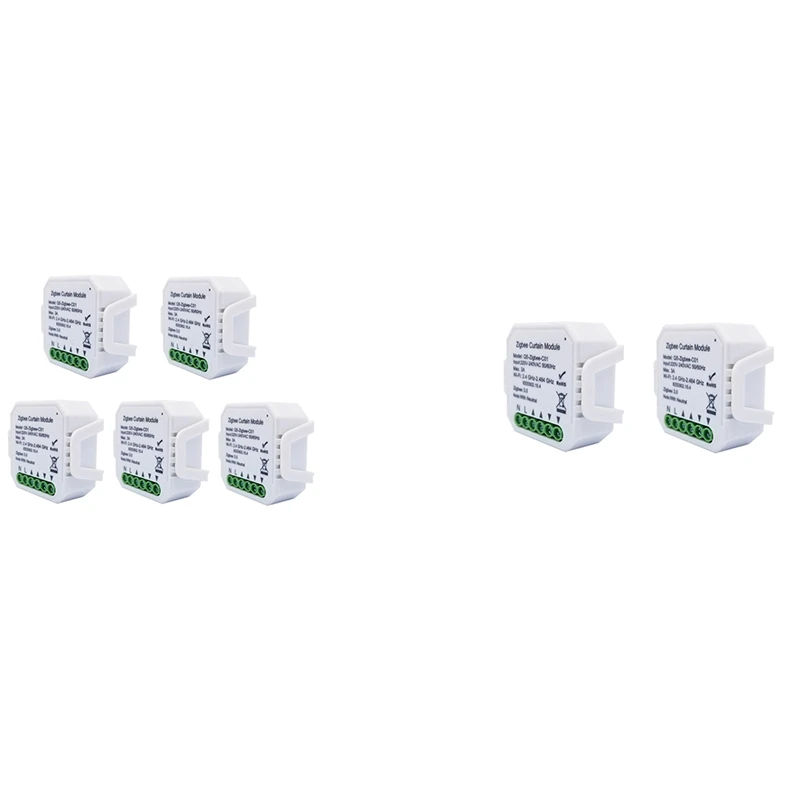 

Модуль переключения штор Zigbee, мотор для шторы с роликовым затвором, дистанционное управление с приложения Tuya Smart для Google Home/Siri/Alexa