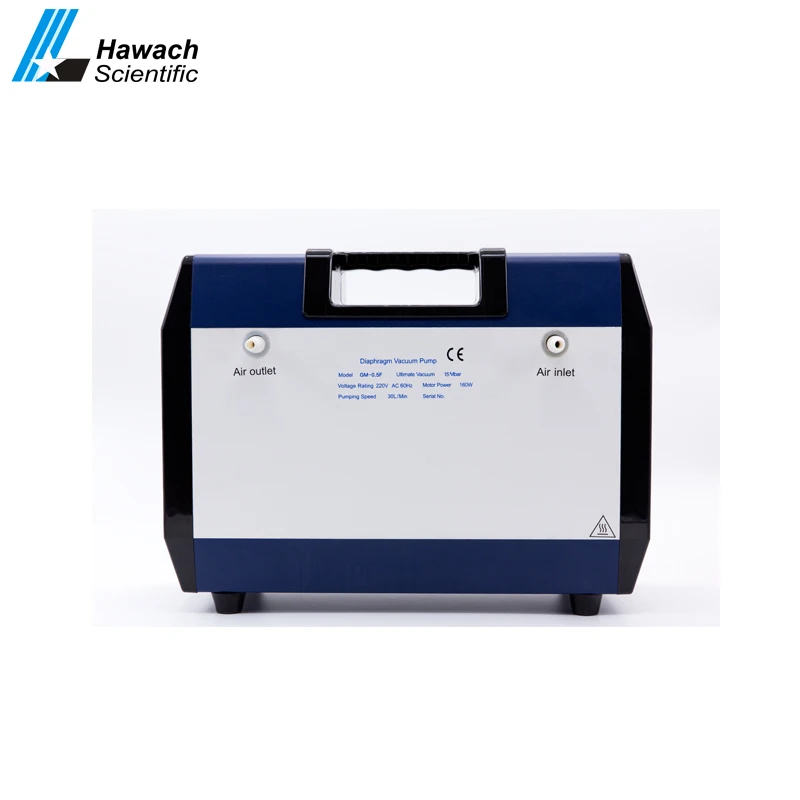 

15mbar New anti-corrosive PTFE NBR Diaphragm Vacuum Pump for Rotary evaporator