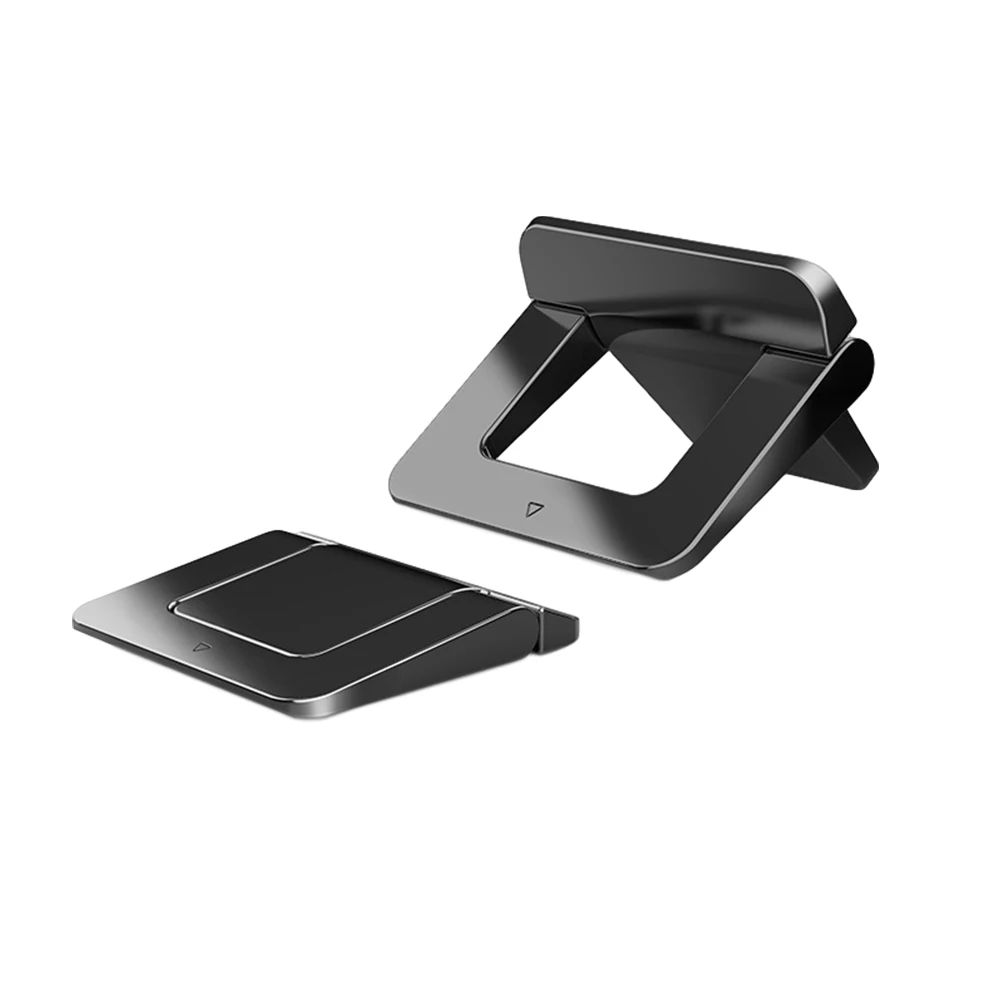 

1pair Invisible Design Portable Foldable Mini Non Slip Cooling Desktop Universal Hands Free Office Laptop Stand Ergonomic ABS