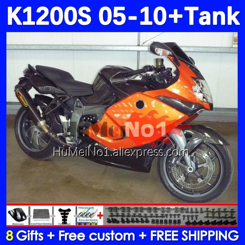 

Корпус для BMW orange stock K1200 K 1200 S K-1200S K 1200 S 101No.20 K1200S 2005 2006 2007 2008 2009 05 06 07 08 09 10 обтекатель
