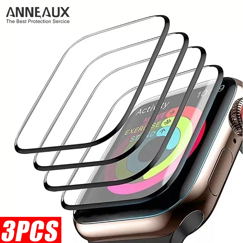 

Защита экрана для Apple Watch серии 6 5 SE 3 шт., Защитная пленка для Apple Watch серии 4, 3, 2, SE, 38 мм, 40 мм, 42 мм, 44 мм, не стекло