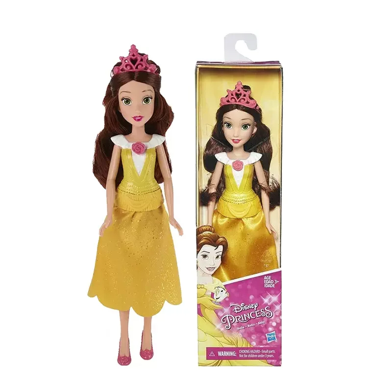 Hasbro Disney Princess Frozen Elsa Anna Mulan Cinderella Bell Ariel Snow White Rapunzel Doll Toys for Girl Birthday Gift images - 6