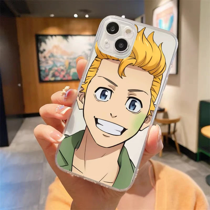 Tokyo Revengers Avengers Luxury Transparent Soft Phone Case For iPhone 14 13 12 11 Pro Max XS X XR SE3 7 8 Plus Shockproof Cover