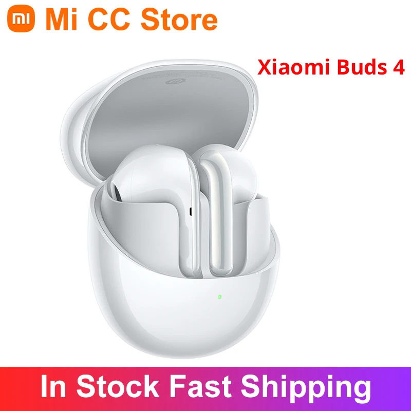 

Original Xiaomi Buds 4 BT5.3 TWS Earphone 3 MIC Noice Cancelation Stereo Bass AI Control HIFI Sound Headset