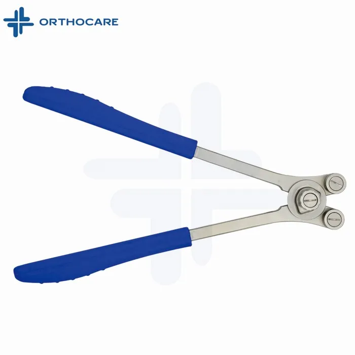 

Veterinary Plate Bending Pliers Roller Type Orthopedic Instruments Benders