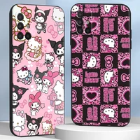cartoon anime kuromi phone cases for samsung a51 a52 a71 a72 4g 5g unisex protective shell carcasa back cover shockproof