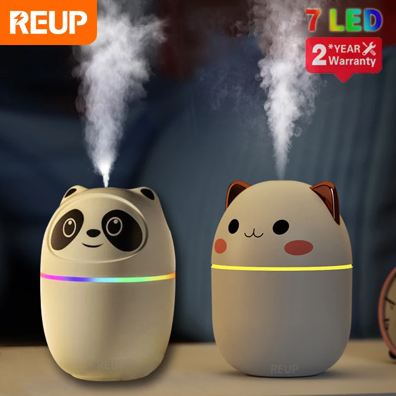 

220ml Cute air humidifier Air Purifier Oil Aromatherapy humidifiers diffusers Aroma diffuser air freshener home Car Humificador