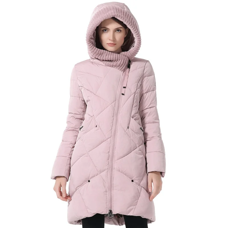 

2021 Winter Collection Brand Fashion Thick Women Winter Bio Down Jackets Hooded Women Parkas Coats Plus Size 5XL 6XL 1702