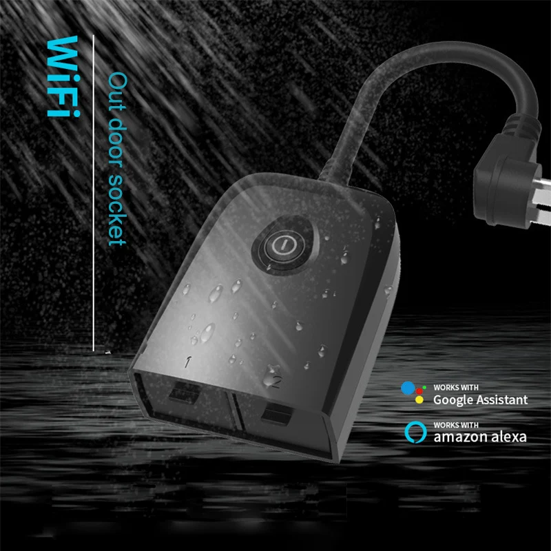 

Умная розетка с голосовым управлением, 2,4 ГГц, Wi-Fi