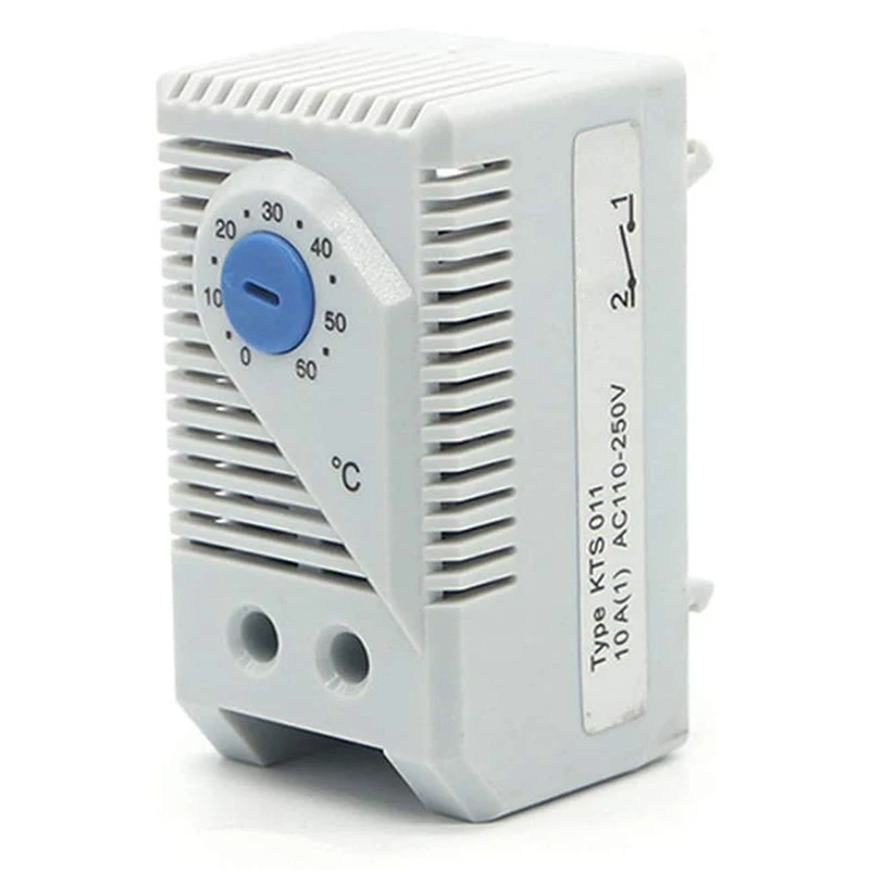 

Термостат, KTO011 0-60 градусов Цельсия Регулируемый компактный нормально закрытый (N.C) регулятор температуры переключатель для холодильника