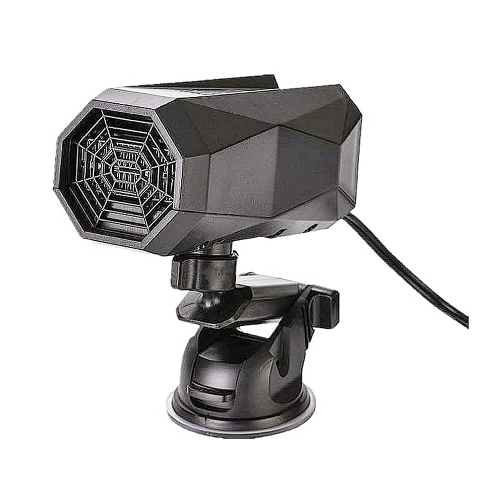

150W 12V Windshield De-Icers Fast Heating & Cooling Fan Cars 2 in 1 Defogger with Suction Holder, Black