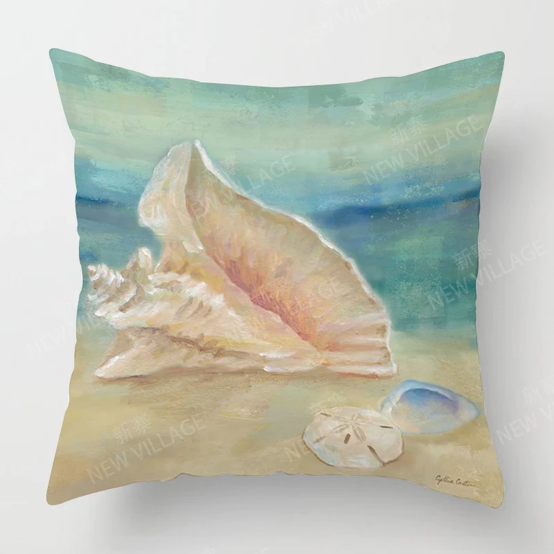 Наволочка с принтом животных под водой наволочка для дивана украшение дома можно