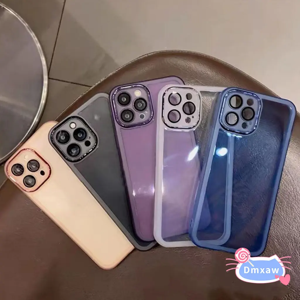 

For OPPO Reno 9 Pro+ 7 Pro 8 5 A57 A77 A55 A56 A53S Realme GT Neo 2T V23 Q5i Find X3 Lite Cover Luxury Metal Camera Clear Case