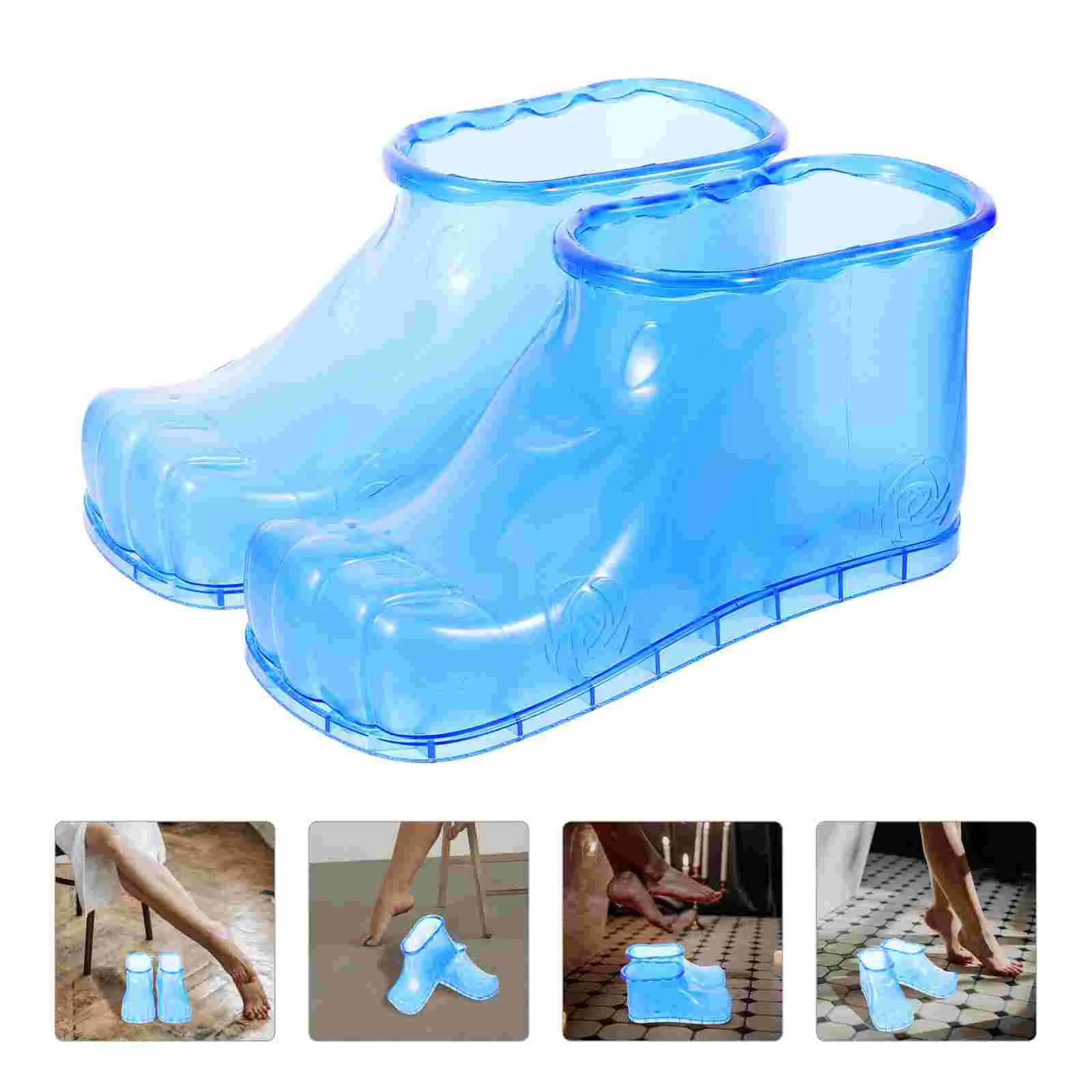 

Пластиковая Ванна обувь для педикюра для ног раковина для дома ванночка массажные ботинки для купания ног