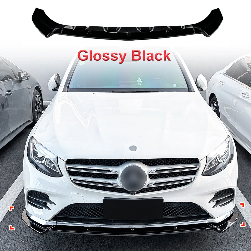 

Для Mercedes Benz GLC Class X253 C253 Pre 2016-2019 AMG передний бампер лопата передняя губа спойлер модификация автомобильная защита