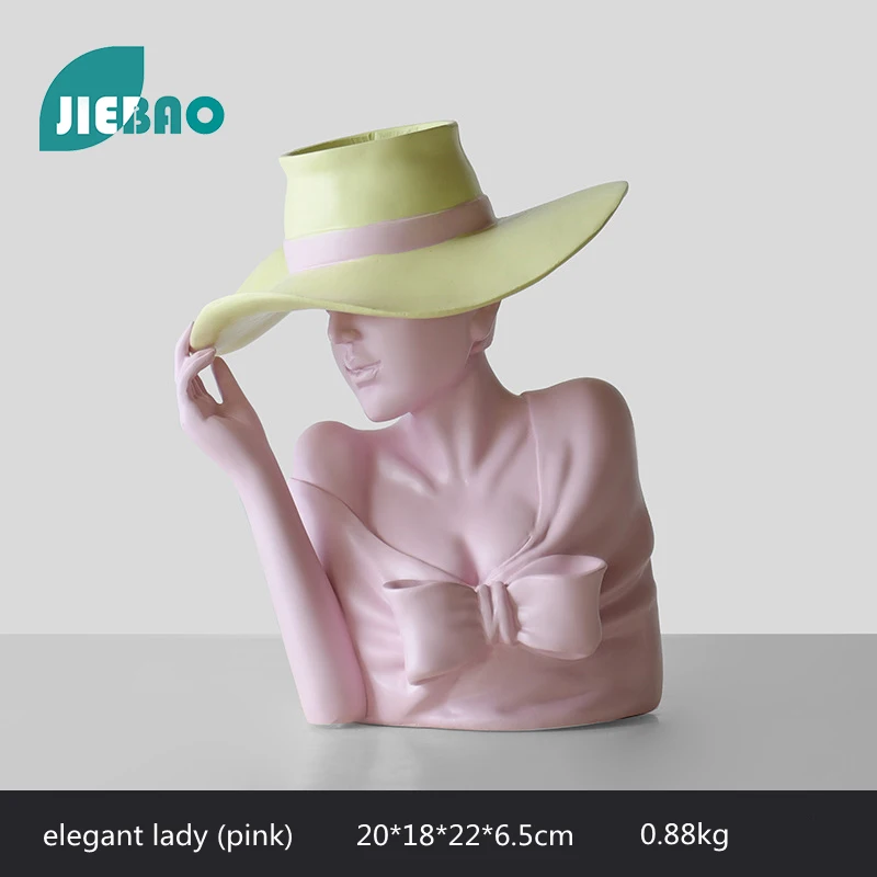 Популярная абстракция Европейская классическая ваза для цветов богини статуя из