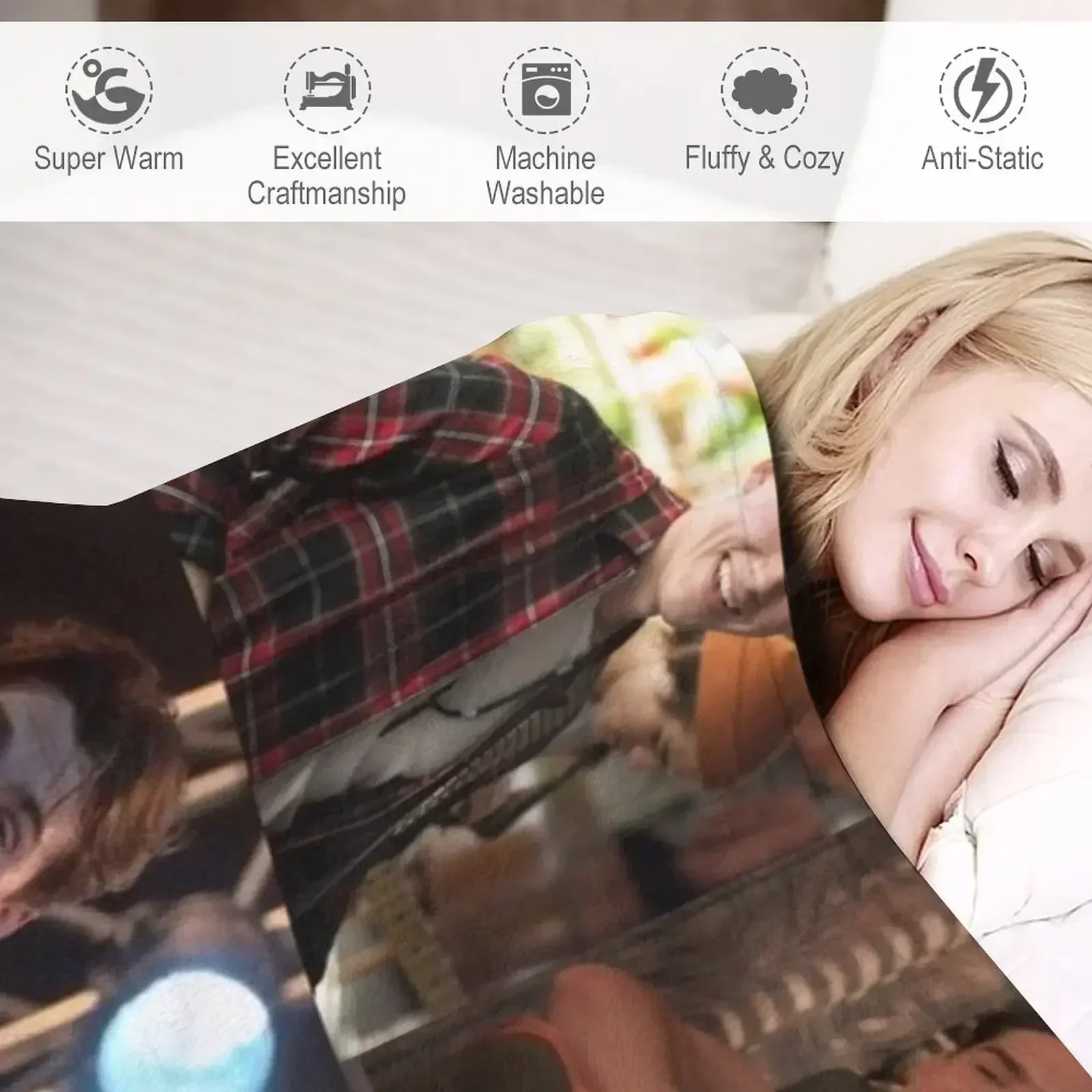 Пушистое одеяло College of Reggie из JATP