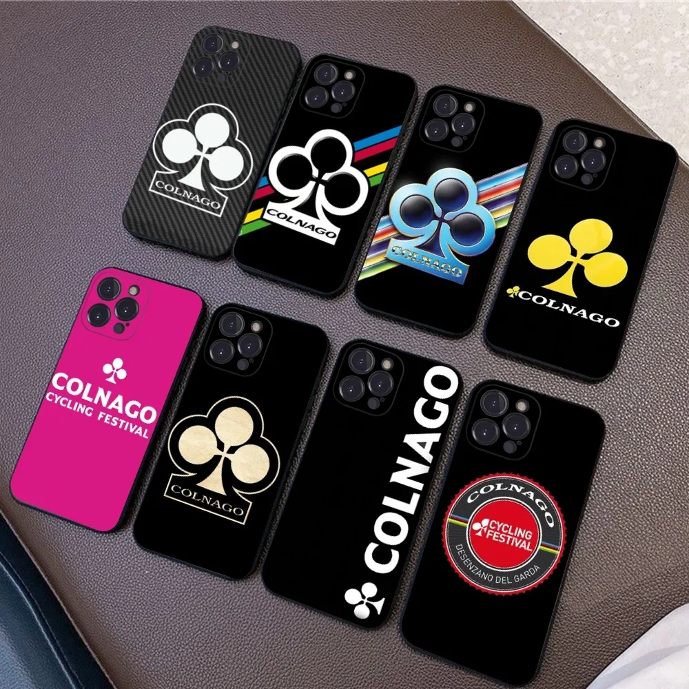Чехол для телефона C-Colnago Bick мягкий силиконовый чехол iPhone 16 15 14 13 12 11 Pro Mini XS MAX Plus X