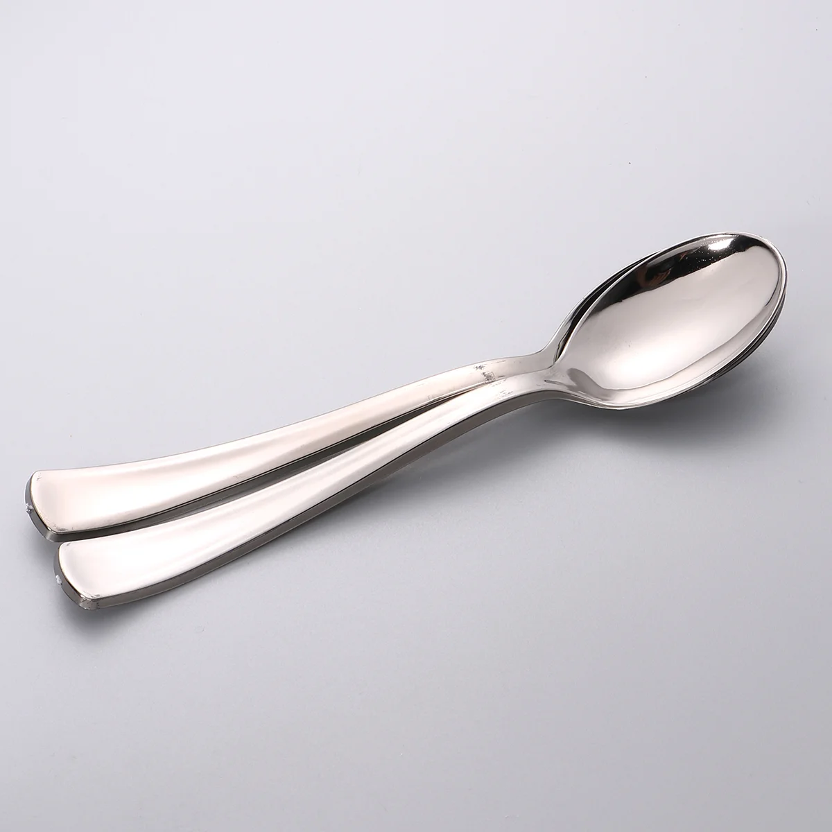 

36pcs Mini Dessert Cake Spoon Stainless Steel Finish for Party Banquet Wedding (Silver)