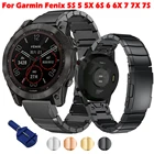 Ремешок силиконовый для наручных часов Garmin Fenix 5S 5 5X Plus 6S 6 6X Pro 7 7X 7S