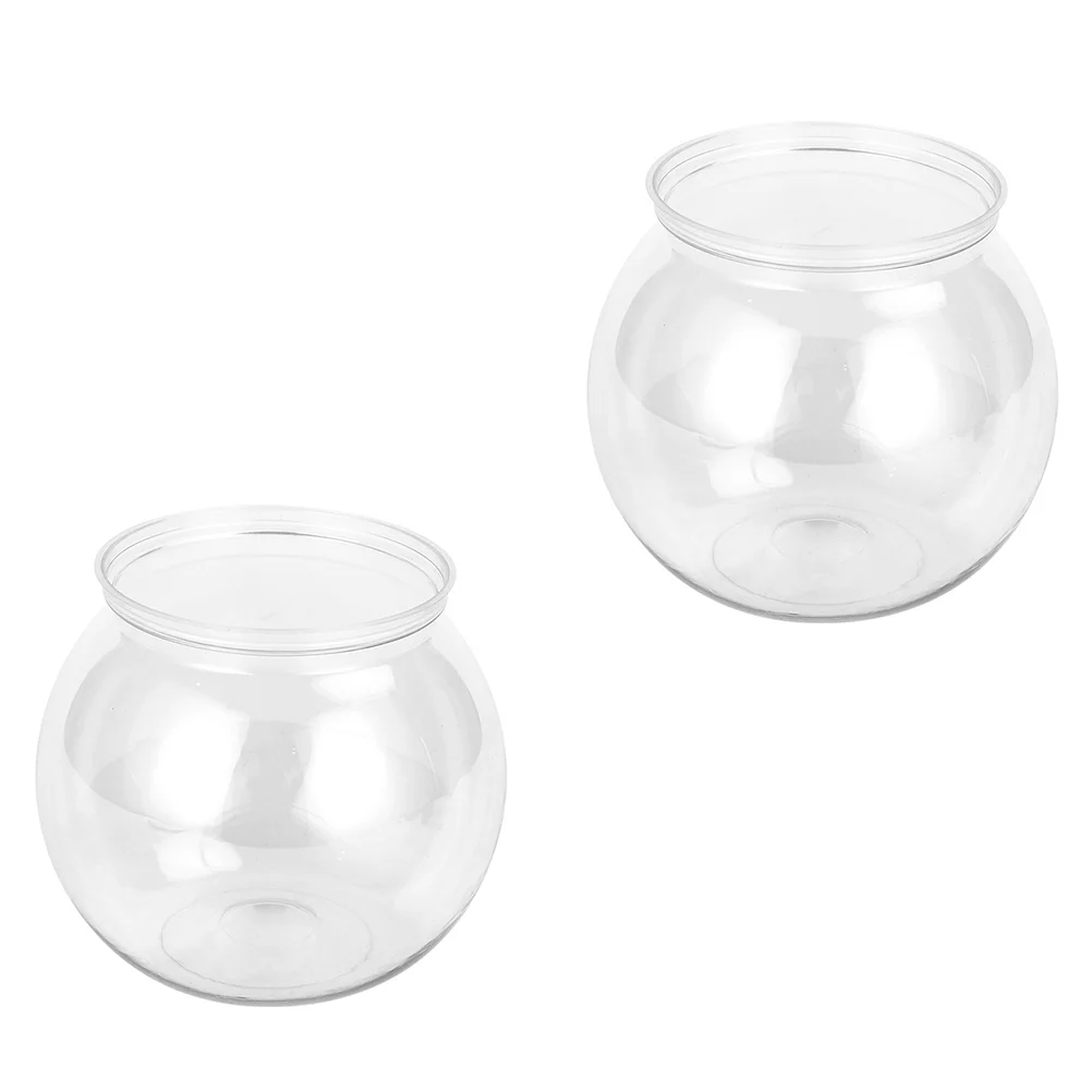 

Fish Tank Bowl Small Aquariumglass Goldfish Flower Holder Betta Hydroponic Bowls Transparentpot Mini Clear Globe Gallon