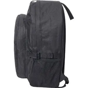 Everest Backpack with Front Mesh Pocket, Dark Gray Black